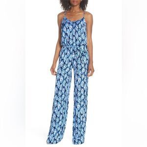 Lilly Pulitzer High Tide Seashell Print Dusk Jumpsuit